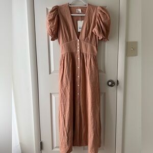 🚨PRICE DROP🚨 New The New Society Valley Dress in Canyon Clay, size M